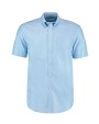Hemden KUSTOM KIT Classic Fit Workwear Oxford Shirt SSL voor bedrukking &amp; borduring