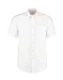 Hemden KUSTOM KIT Classic Fit Workwear Oxford Shirt SSL voor bedrukking &amp; borduring