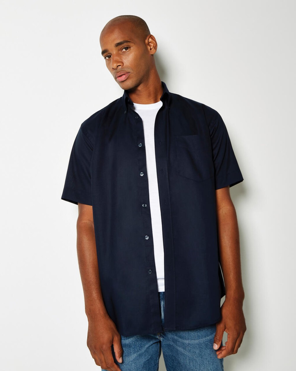 Chemises personnalisable KUSTOM KIT Classic Fit Workwear Oxford Shirt SSL