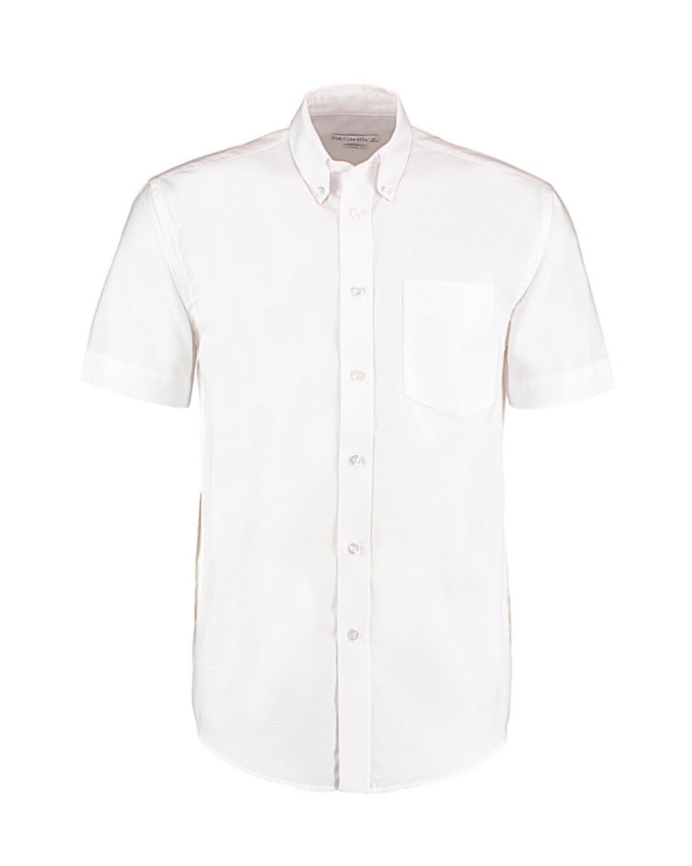Hemden KUSTOM KIT Classic Fit Workwear Oxford Shirt SSL voor bedrukking &amp; borduring