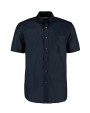 KUSTOM KIT Classic Fit Workwear Oxford Shirt SSL Hemden personalisierbar