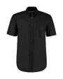 Hemden KUSTOM KIT Classic Fit Workwear Oxford Shirt SSL voor bedrukking &amp; borduring