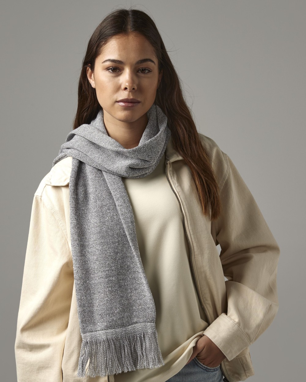 BEECHFIELD CLASSIC KNITTED SCARF Schals personalisierbar