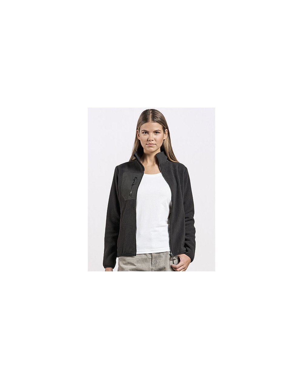 PROMODORO Women´s Canvas Fleece Jacket Polar Fleeces personalisierbar