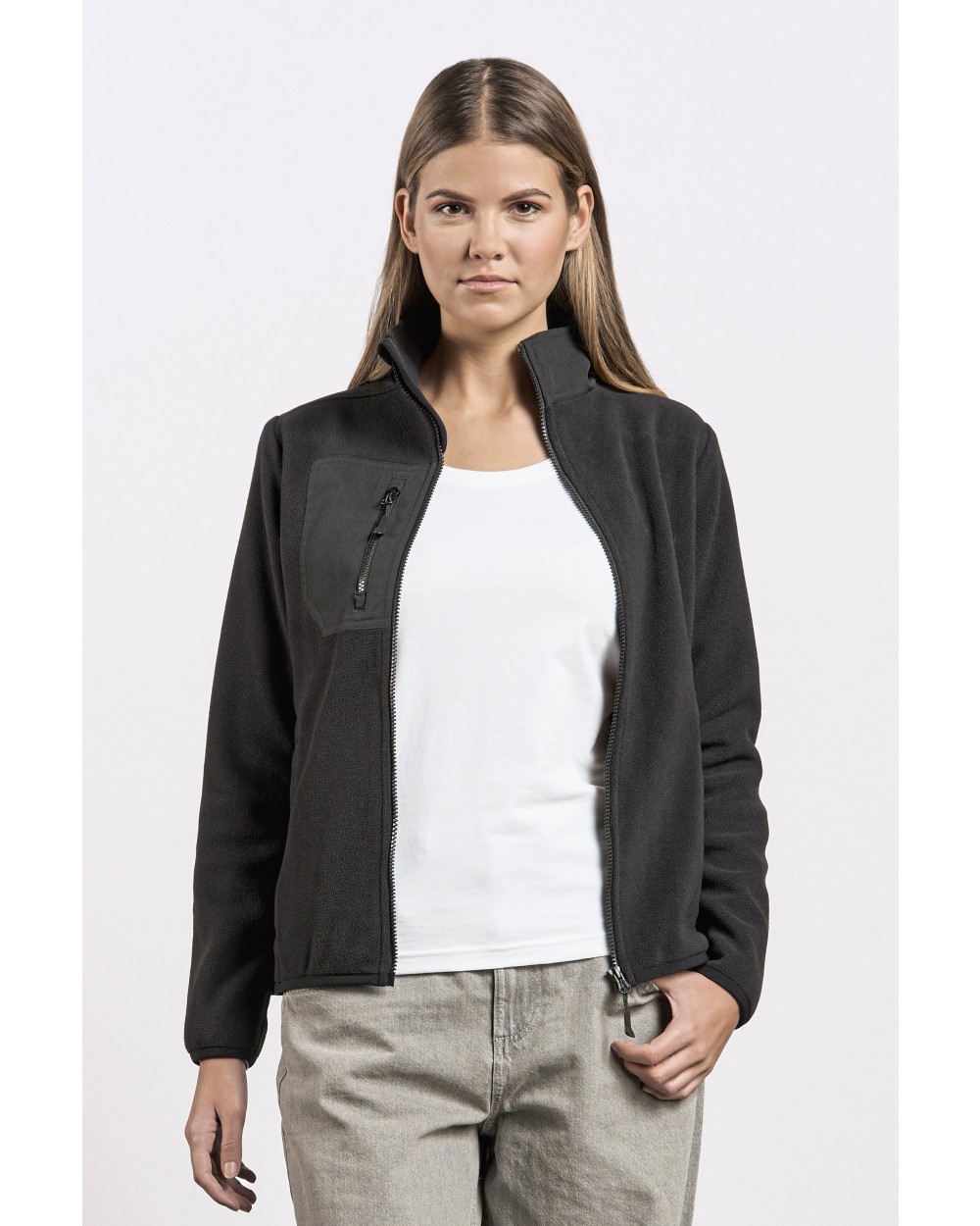 Polar Fleeces PROMODORO Women´s Canvas Fleece Jacket voor bedrukking &amp; borduring