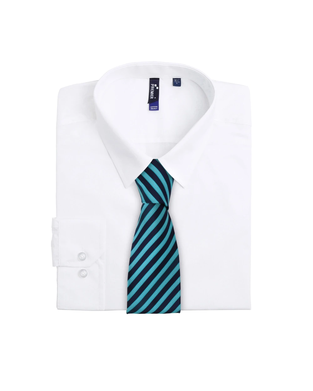 Bandanas, Foulards & Cravates personnalisable PREMIER Double Stripe Tie