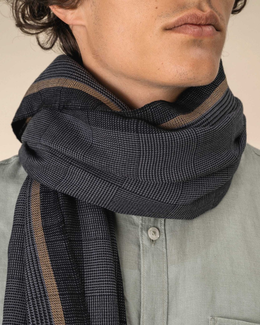Sjaals SPASSO Geruite uniseks tulbanddoek voor bedrukking &amp; borduring