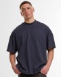 T-shirts BUILD YOUR BRAND OVERSIZED MOCK NECK TEE voor bedrukking &amp; borduring