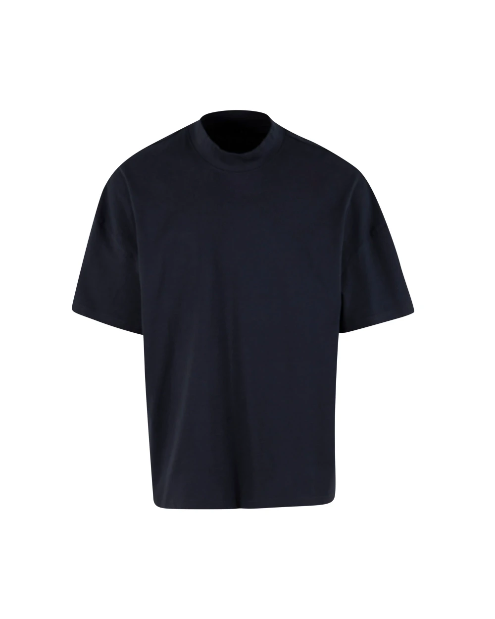 T-shirts BUILD YOUR BRAND OVERSIZED MOCK NECK TEE voor bedrukking &amp; borduring