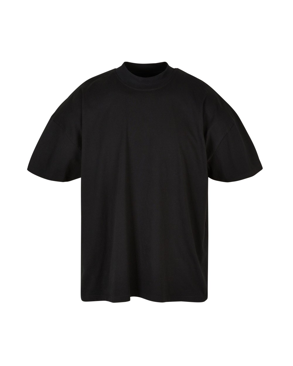 T-shirts BUILD YOUR BRAND OVERSIZED MOCK NECK TEE voor bedrukking &amp; borduring