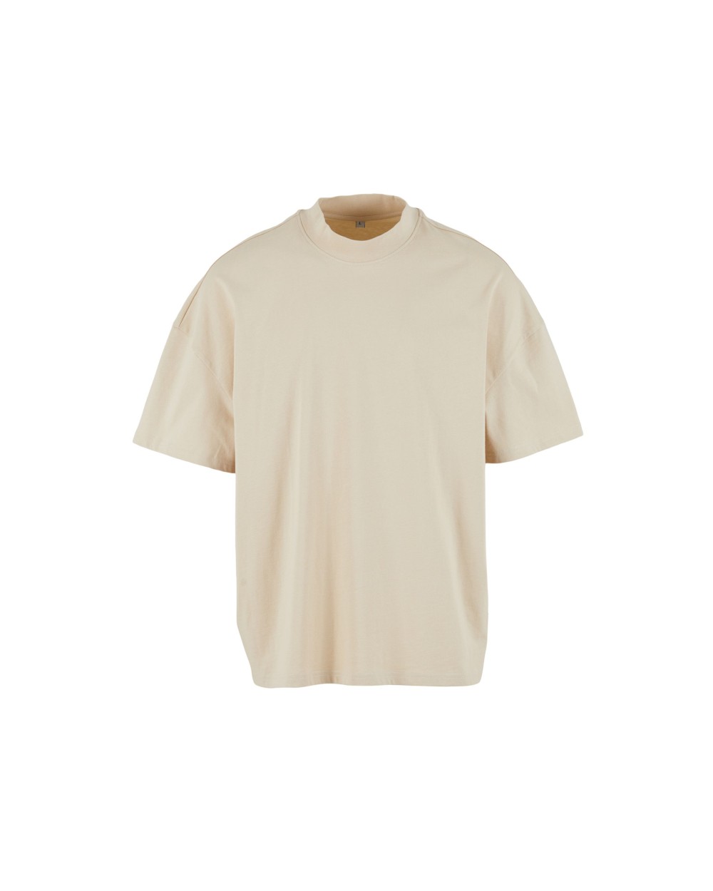 T-shirts BUILD YOUR BRAND OVERSIZED MOCK NECK TEE voor bedrukking &amp; borduring