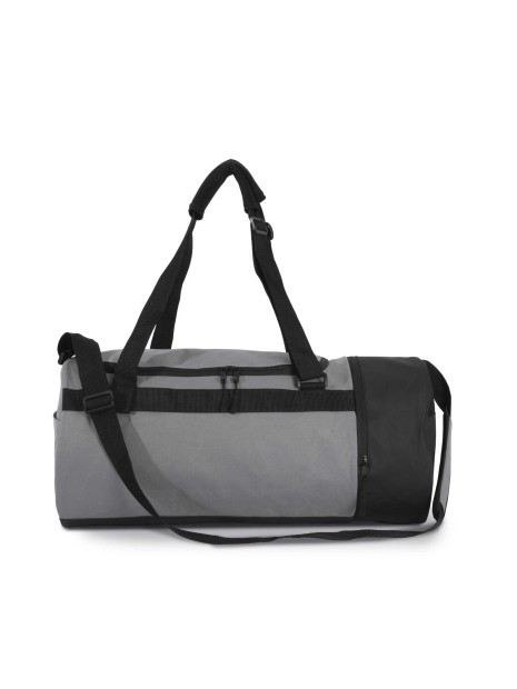 KIMOOD Sac de sport forme tube avec compartiment chaussures séparé  personnalisable