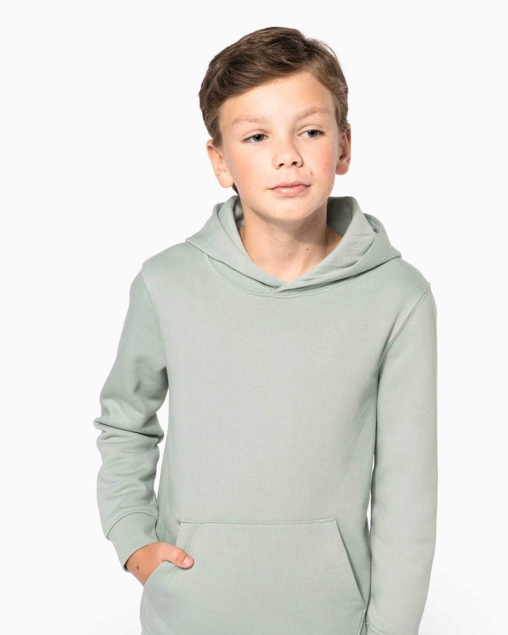 Sweat-shirts personnalisable KARIBAN Sweat-shirt écoresponsable à capuche enfant