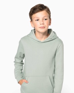 Sweat-shirt écoresponsable à capuche enfant