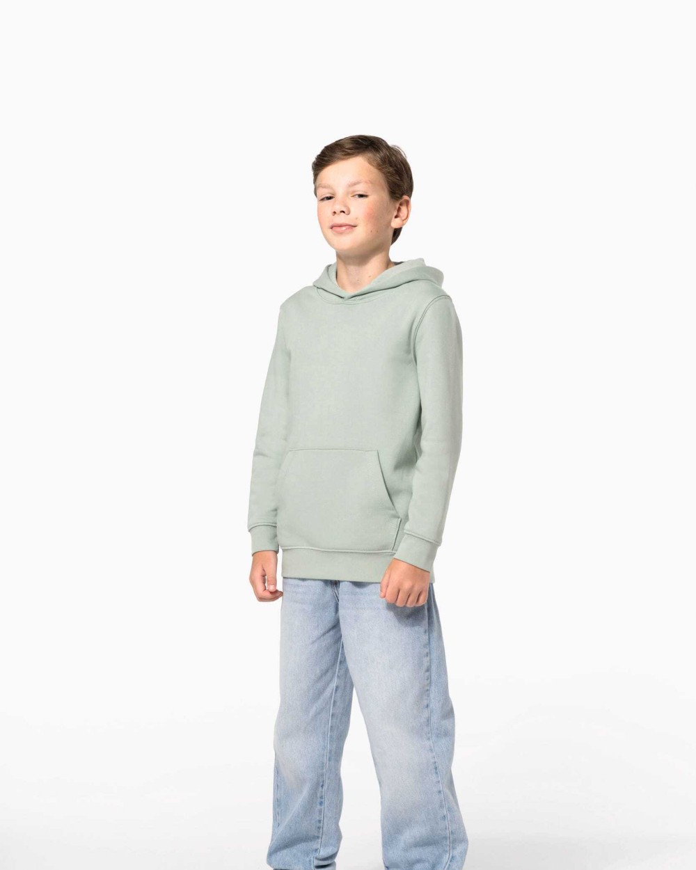 Sweat-shirts personnalisable KARIBAN Sweat-shirt écoresponsable à capuche enfant