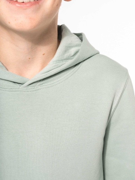 Sweat-shirts à personnaliser KARIBAN Sweat-shirt écoresponsable à capuche enfant 