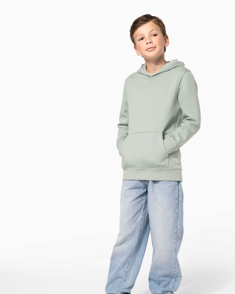 Sweat-shirts personnalisable KARIBAN Sweat-shirt écoresponsable à capuche enfant