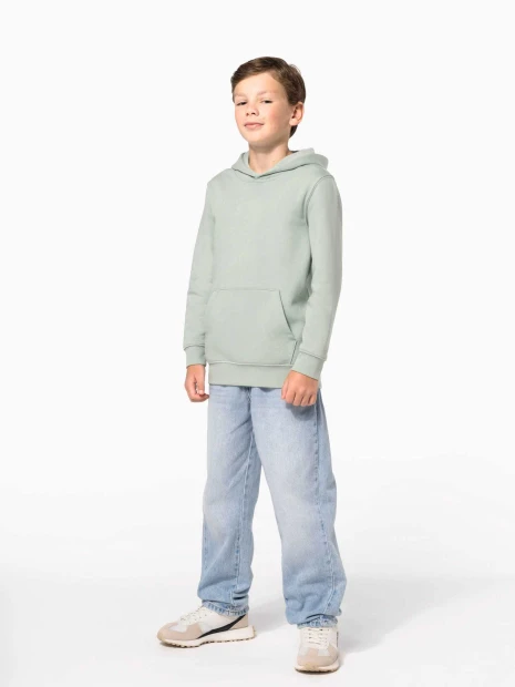 Sweat-shirts à personnaliser KARIBAN Sweat-shirt écoresponsable à capuche enfant 