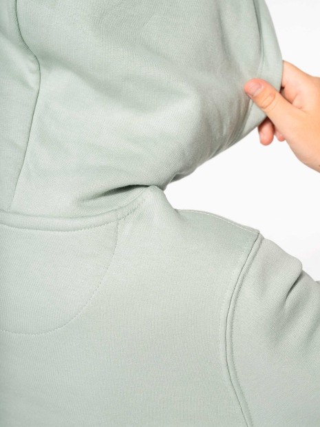 Sweat-shirts à personnaliser KARIBAN Sweat-shirt écoresponsable à capuche enfant 