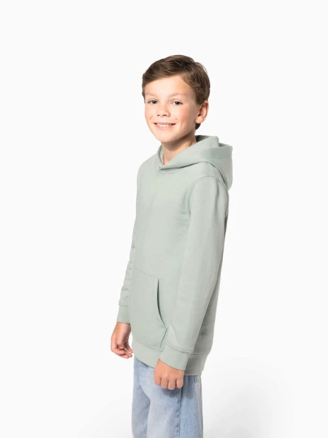 Sweat-shirts à personnaliser KARIBAN Sweat-shirt écoresponsable à capuche enfant 