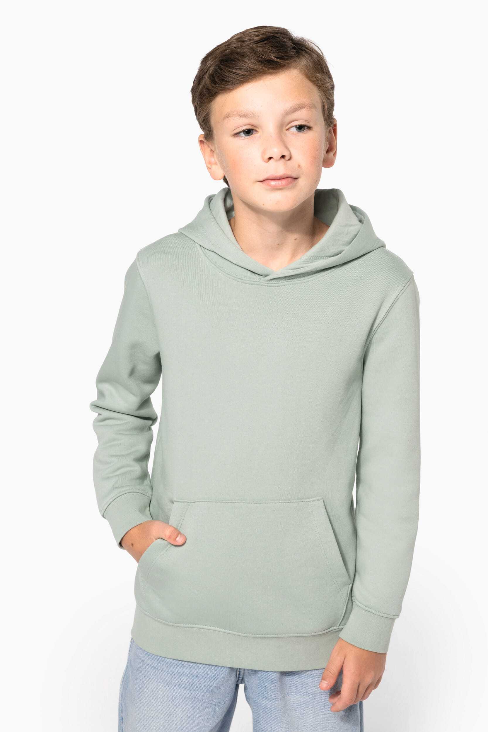 Sweaters & hoodies KARIBAN Ecologische kindersweater met capuchon voor bedrukking &amp; borduring