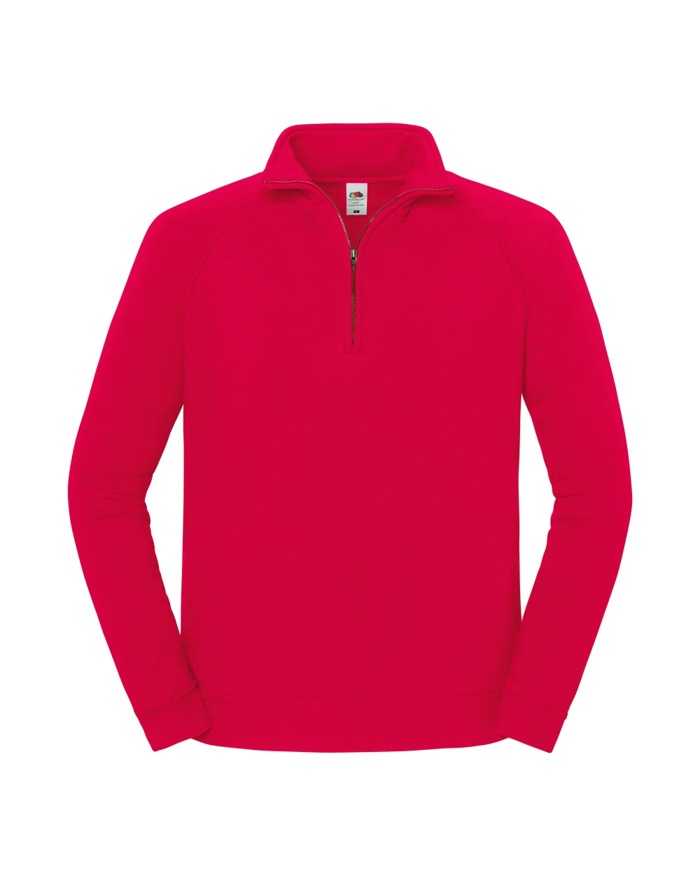 FOL Iconic Premium Herren-Sweatshirt mit Reißverschluss-Stehkragen Sweatshirts personalisierbar