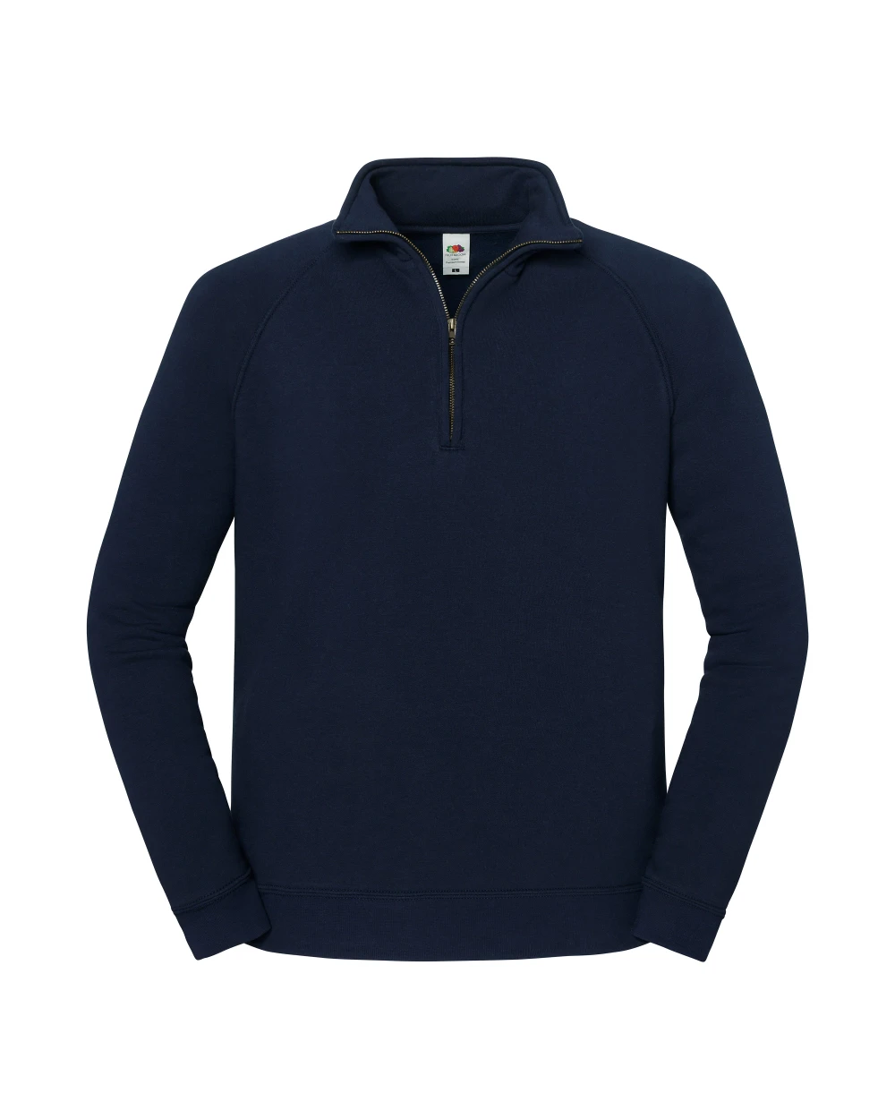 FOL Iconic Premium Herren-Sweatshirt mit Reißverschluss-Stehkragen Sweatshirts personalisierbar