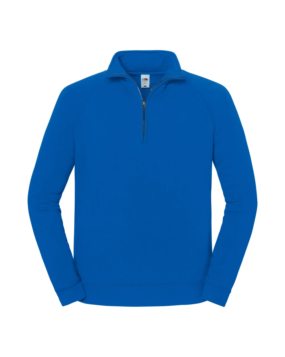 FOL Iconic Premium Herren-Sweatshirt mit Reißverschluss-Stehkragen Sweatshirts personalisierbar