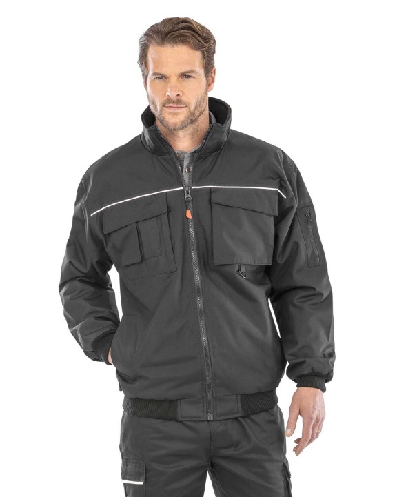 Jassen RESULT Work-guard Sabre Pilot Jacket voor bedrukking &amp; borduring