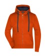 JAMES & NICHOLSON Ladies´ Hooded Jacket Sweatshirts personalisierbar