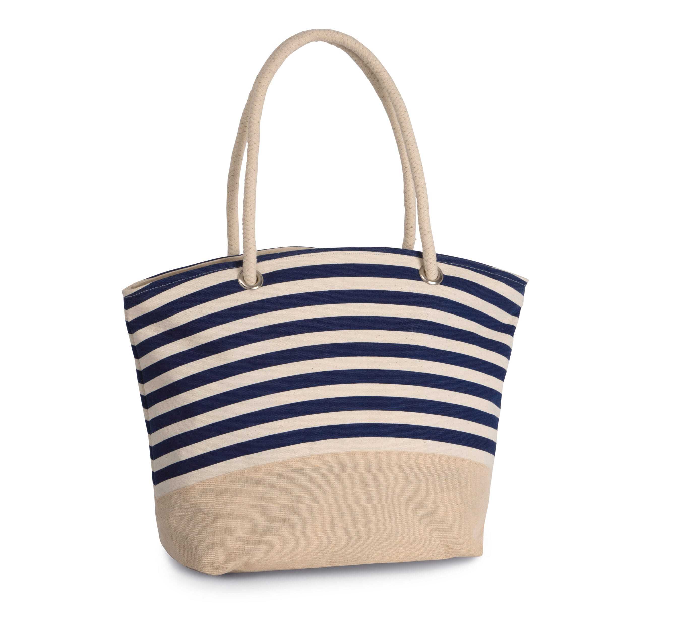 Sacs & Bagagerie personnalisable KIMOOD Sac shopping style marin en toile de jute