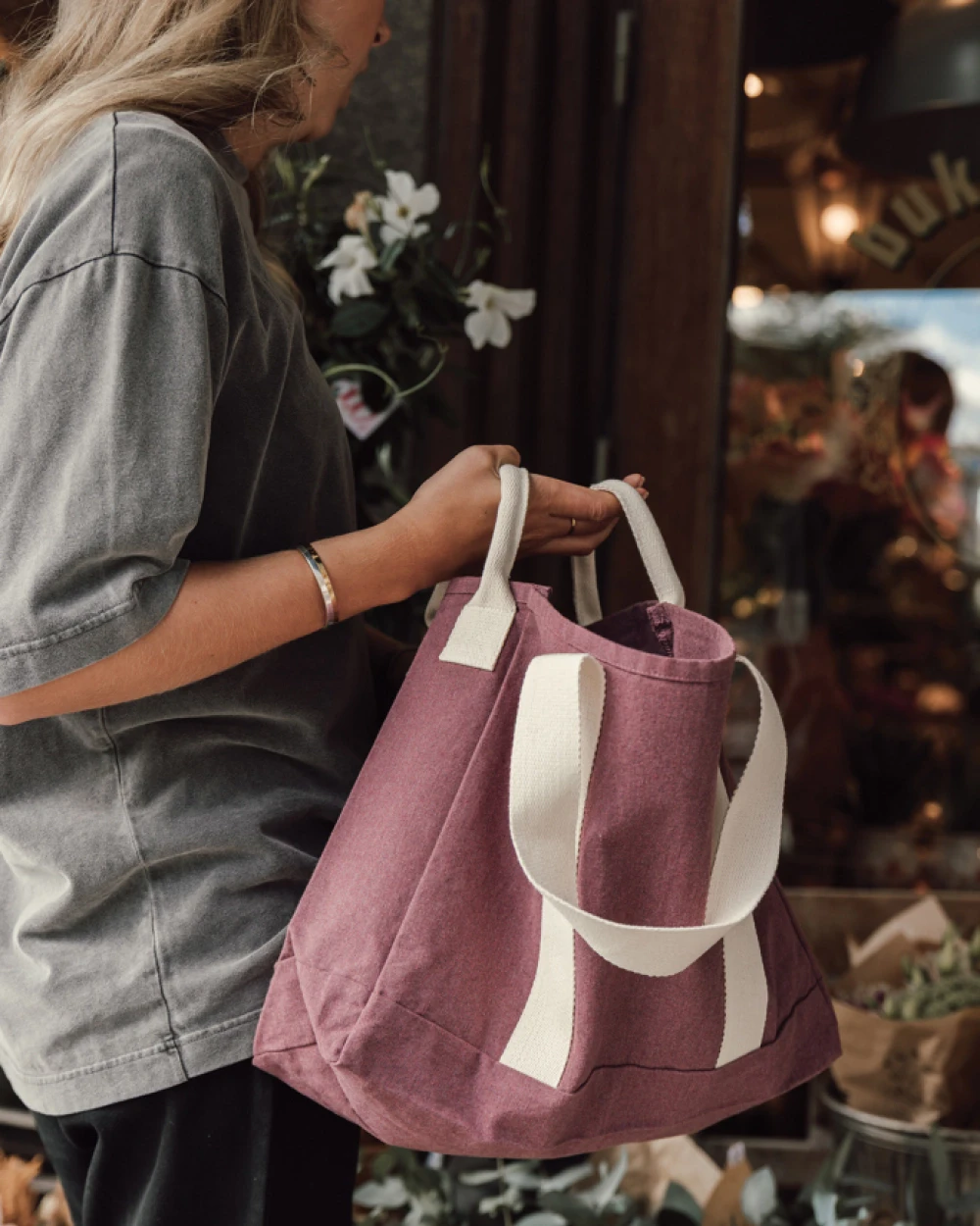 Tassen & Zakken 4DO BEAU AWARE™ strandtas van 400gsm gerecycled canvas voor bedrukking &amp; borduring