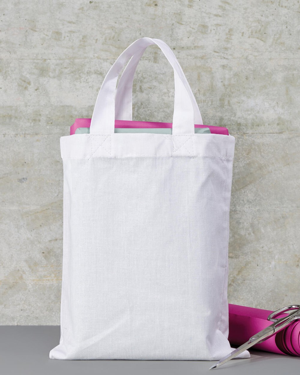 Tote bags BAGS BY JASSZ Small Cotton Shopper voor bedrukking &amp; borduring