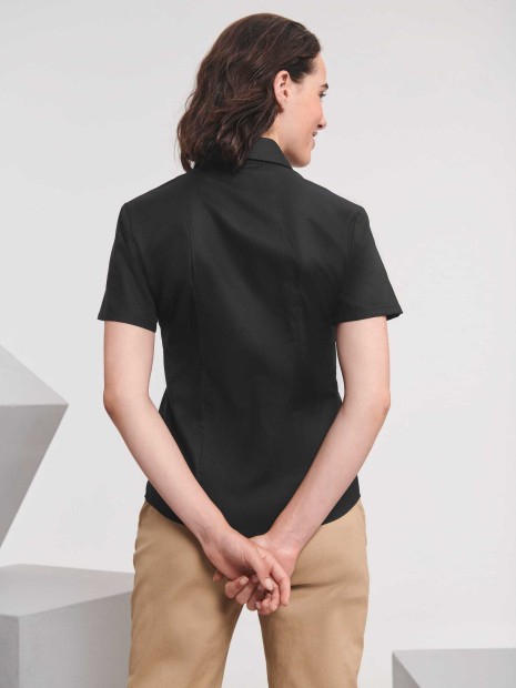 Chemises à personnaliser RUSSELL Chemise femme manches courtes Oxford 
