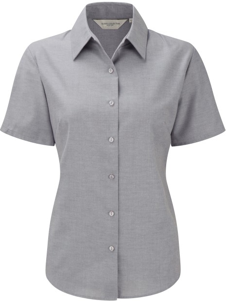 RUSSELL Chemise femme manches courtes Oxford /api/colors/12080c85-8950-461d-af35-871f7cb95d1d personnalisable