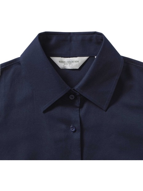 RUSSELL Chemise femme manches courtes Oxford  personnalisable