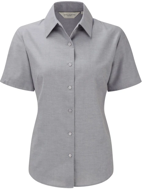 RUSSELL Chemise femme manches courtes Oxford /api/colors/12080c85-8950-461d-af35-871f7cb95d1d personnalisable