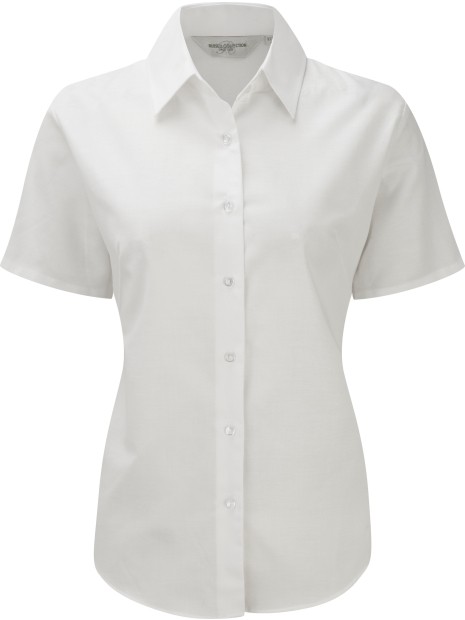 RUSSELL Chemise femme manches courtes Oxford /api/colors/7a92cd2d-10d2-40b4-928b-296bb7487506 personnalisable