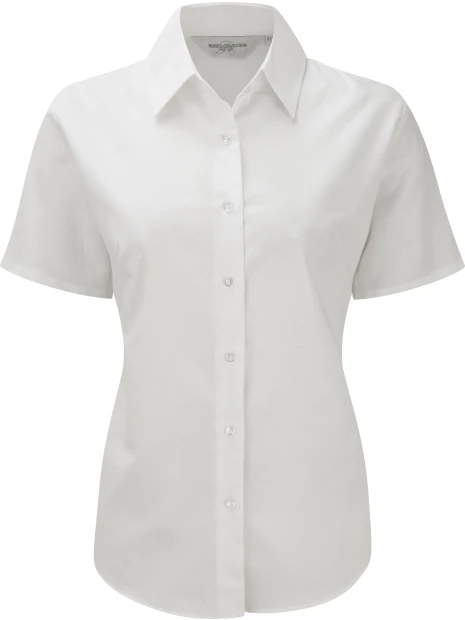 RUSSELL Chemise femme manches courtes Oxford /api/colors/7a92cd2d-10d2-40b4-928b-296bb7487506 personnalisable