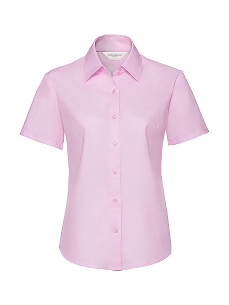 RUSSELL Chemise femme manches courtes Oxford /api/colors/b82264ba-2b38-49be-9bfa-006f494cb44b personnalisable