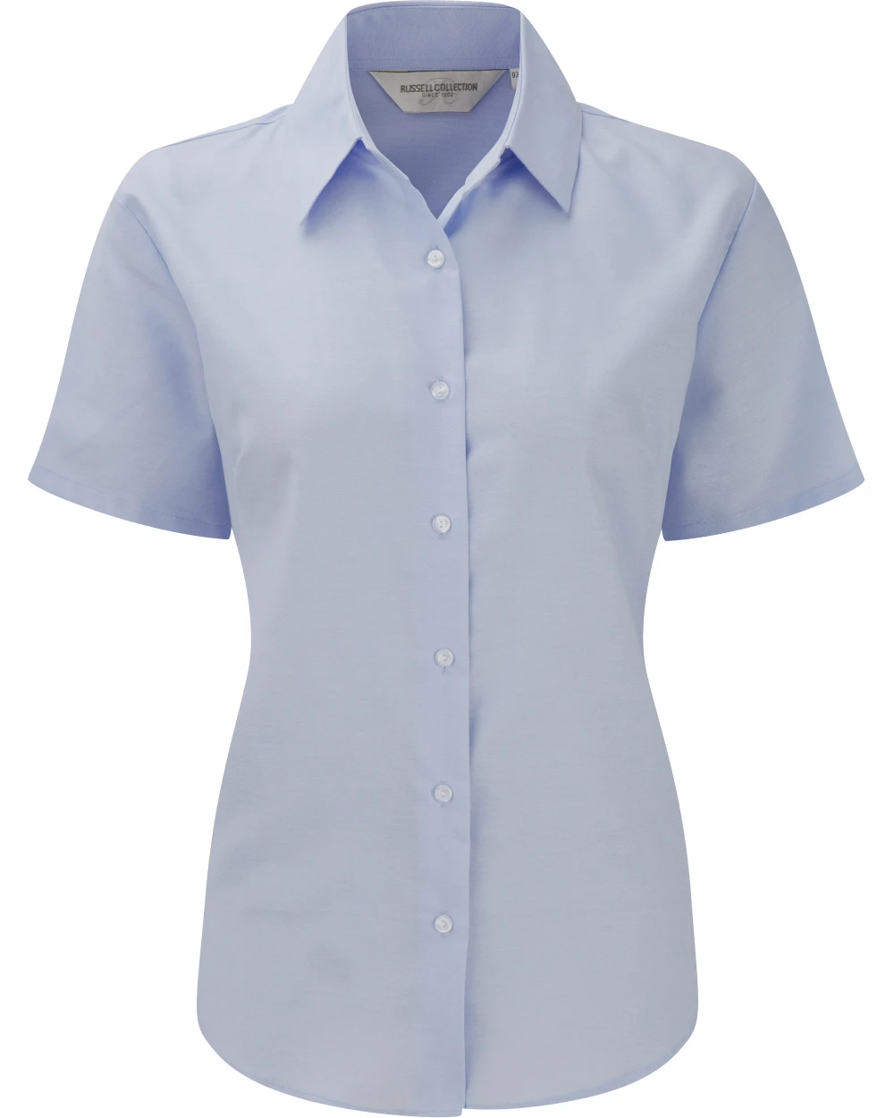 Hemden RUSSELL Ladies Short Sleeve Easy Care Oxford Shirt voor bedrukking &amp; borduring