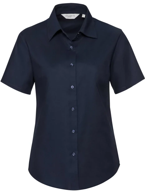 RUSSELL Chemise femme manches courtes Oxford /api/colors/f616174a-642e-417a-958d-f6fb41267ae9 personnalisable