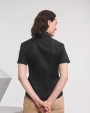 Hemden RUSSELL Ladies Short Sleeve Easy Care Oxford Shirt voor bedrukking &amp; borduring
