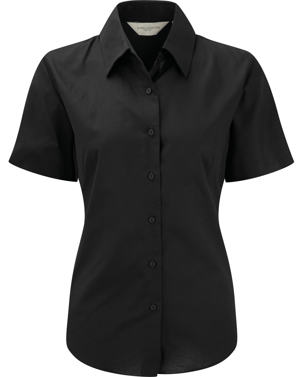 Hemden RUSSELL Ladies Short Sleeve Easy Care Oxford Shirt voor bedrukking &amp; borduring