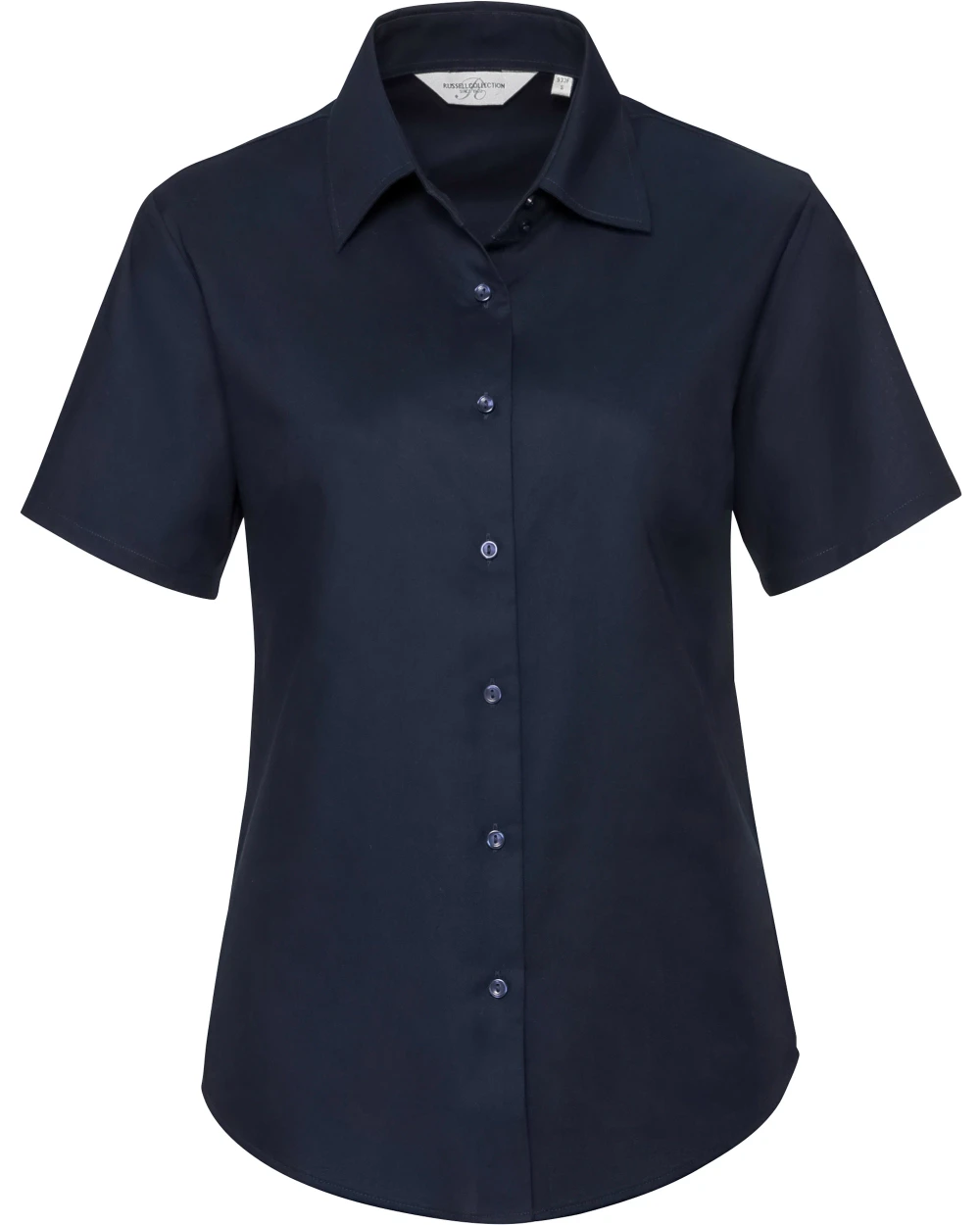 Hemden RUSSELL Ladies Short Sleeve Easy Care Oxford Shirt voor bedrukking &amp; borduring