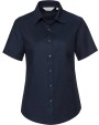 RUSSELL Ladies Short Sleeve Easy Care Oxford Shirt Hemden personalisierbar