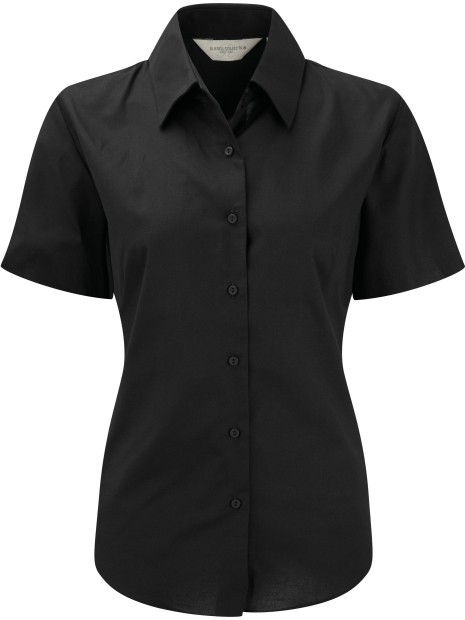 RUSSELL Chemise femme manches courtes Oxford /api/colors/b9fdad4a-5e94-45cb-8c03-c08b349b28c3 personnalisable