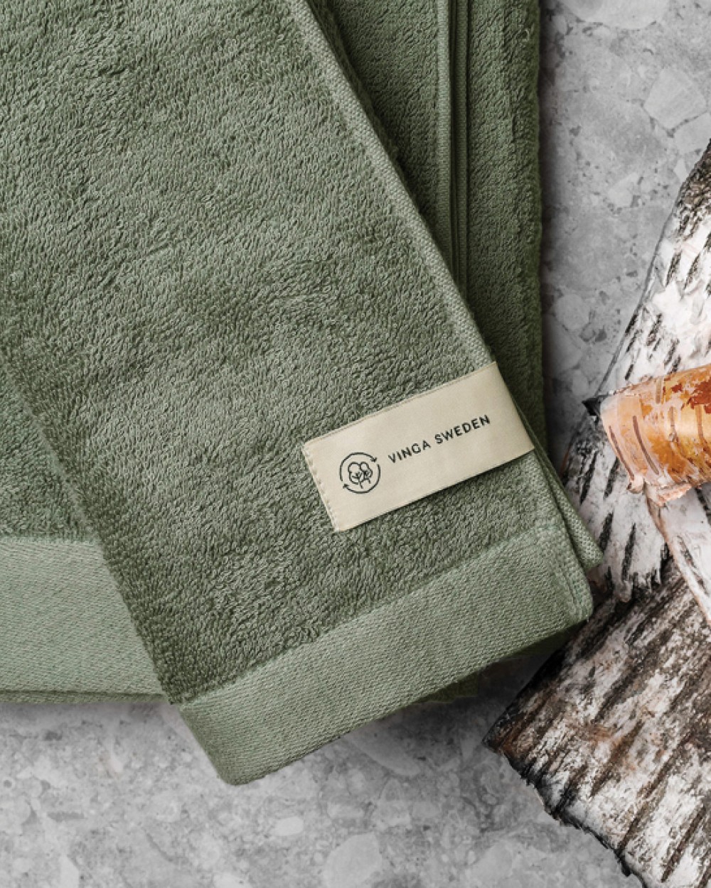 Bad artikelen VINGA VINGA Birch handdoek 30x30 voor bedrukking &amp; borduring