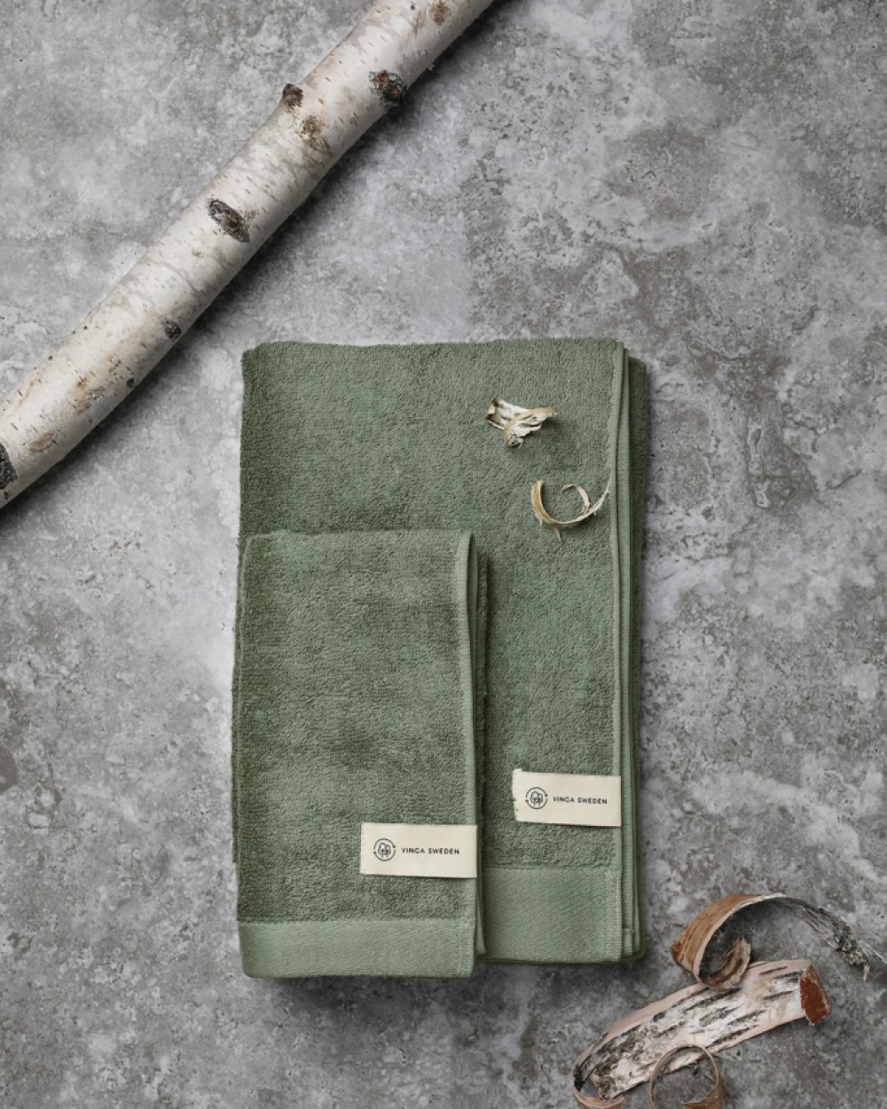 Bad artikelen VINGA VINGA Birch handdoek 30x30 voor bedrukking &amp; borduring