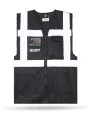 KORNTEX “SECURITY” Mesh Multifunctional Safety Vest “Tampa” Warnwesten personalisierbar